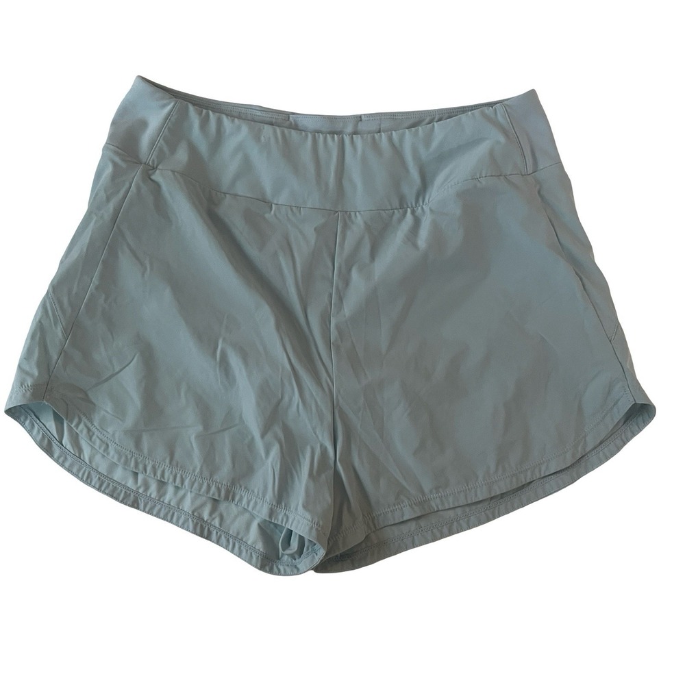 Nike Women's Size‎ L Light Blue Athletic Shorts Minimalist Lightweight Lined